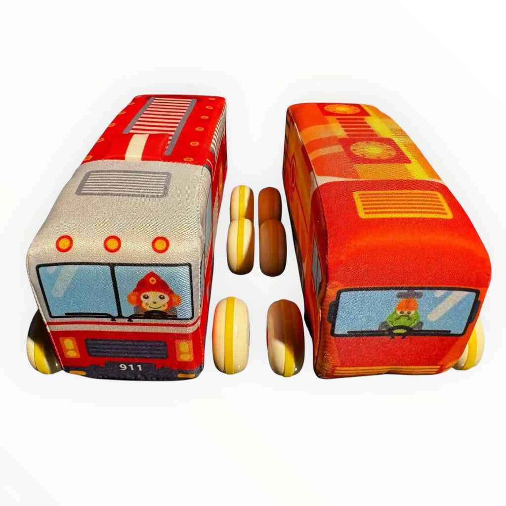 Cloth Pullback Car – Early Education Soft Toy Tahito toys