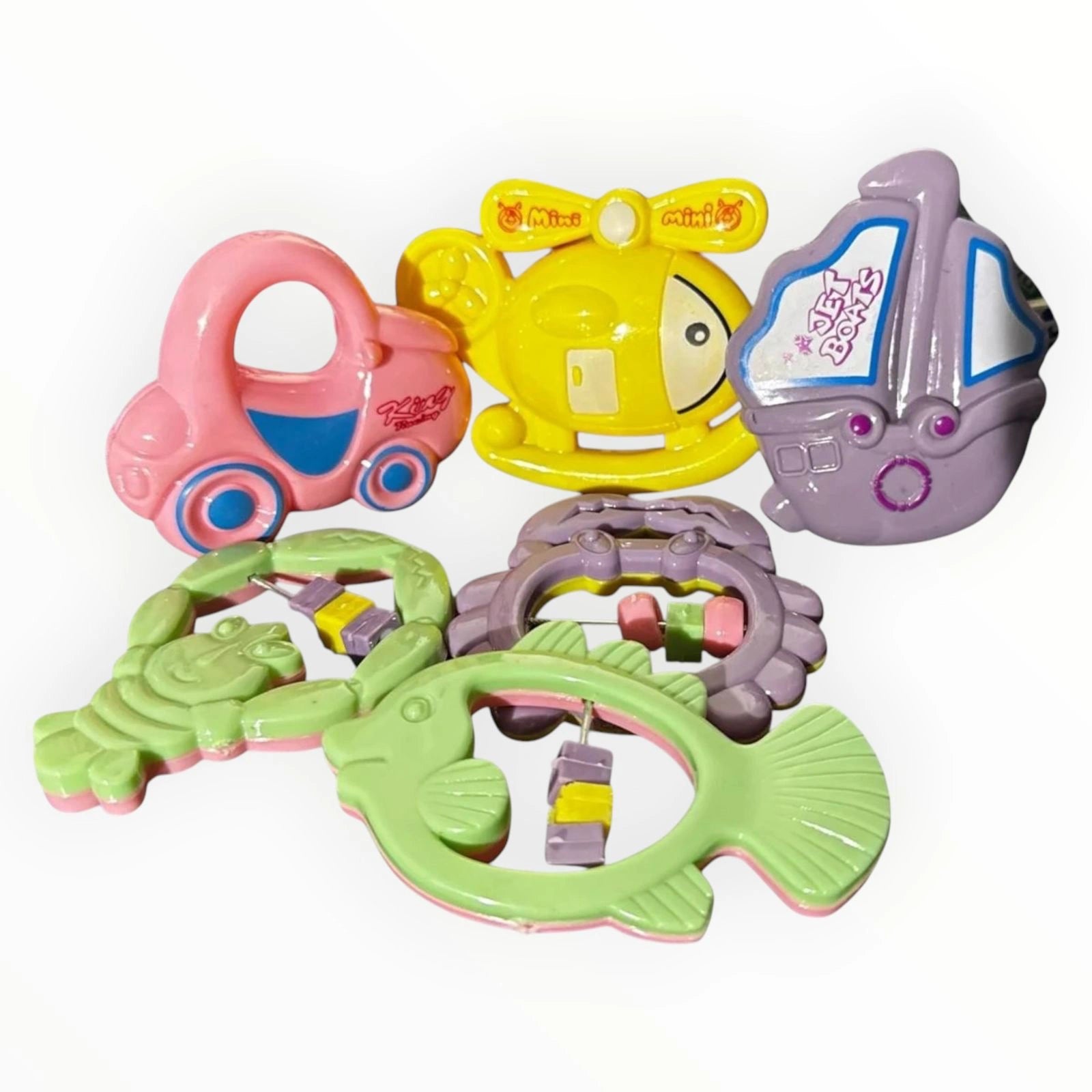 6 Baby Rattles Tahito toys
