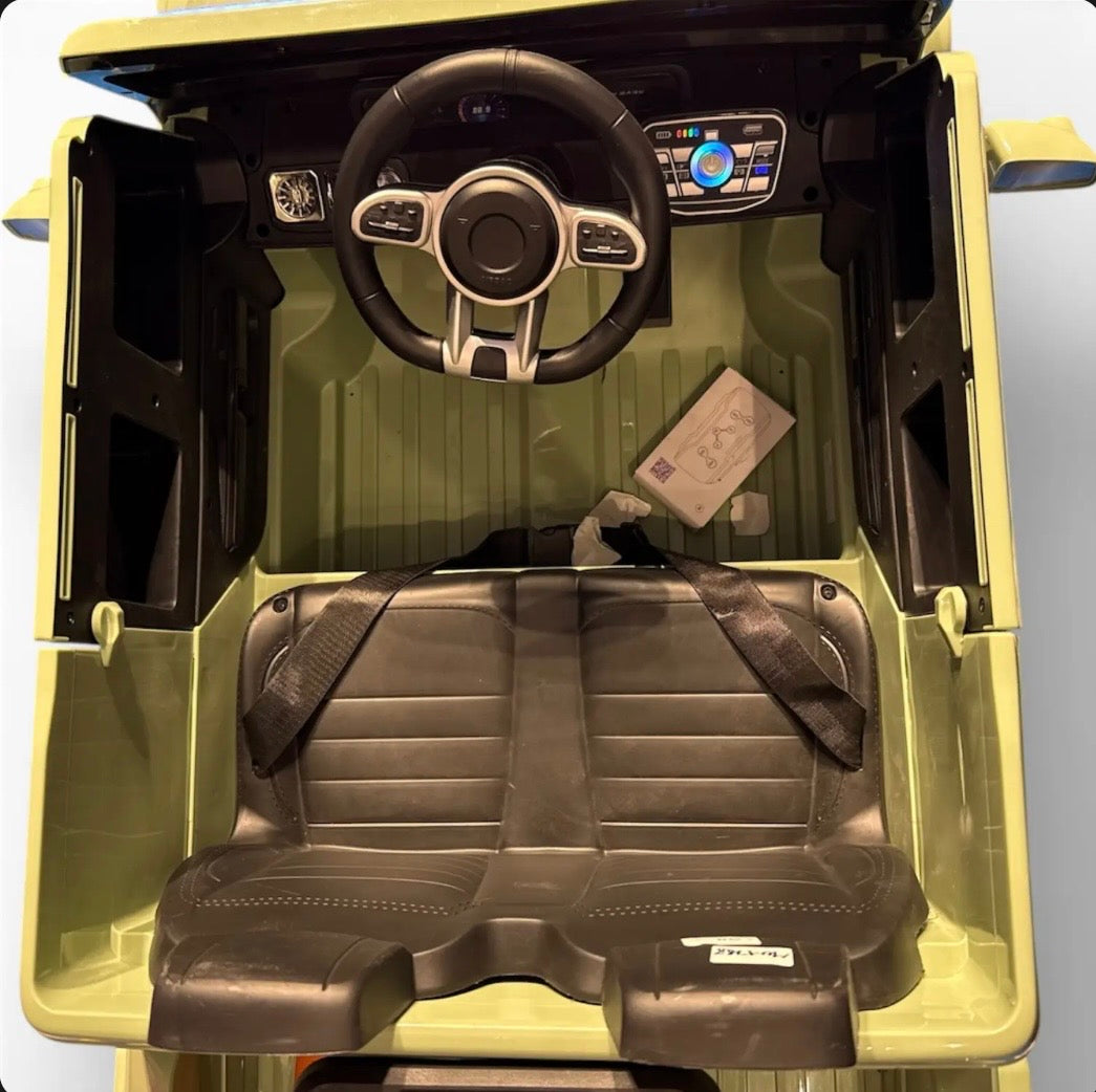 Tahito Toys Brabus G Class 6 Wheels edition toy car with detailed exterior and realistic design, perfect for collectors.