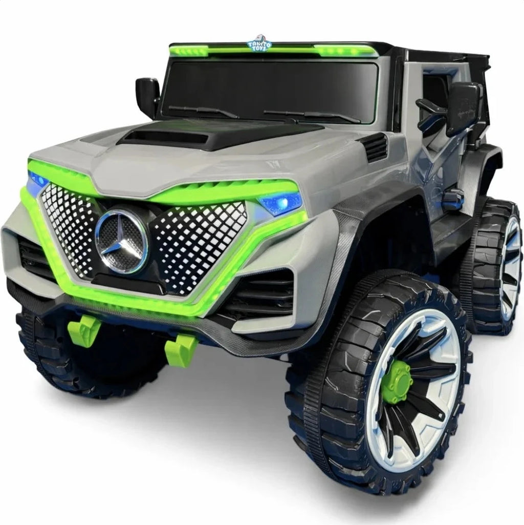 Tahito Toys Mercedes Safari SUV toy car with detailed exterior and realistic design, suitable for young children.