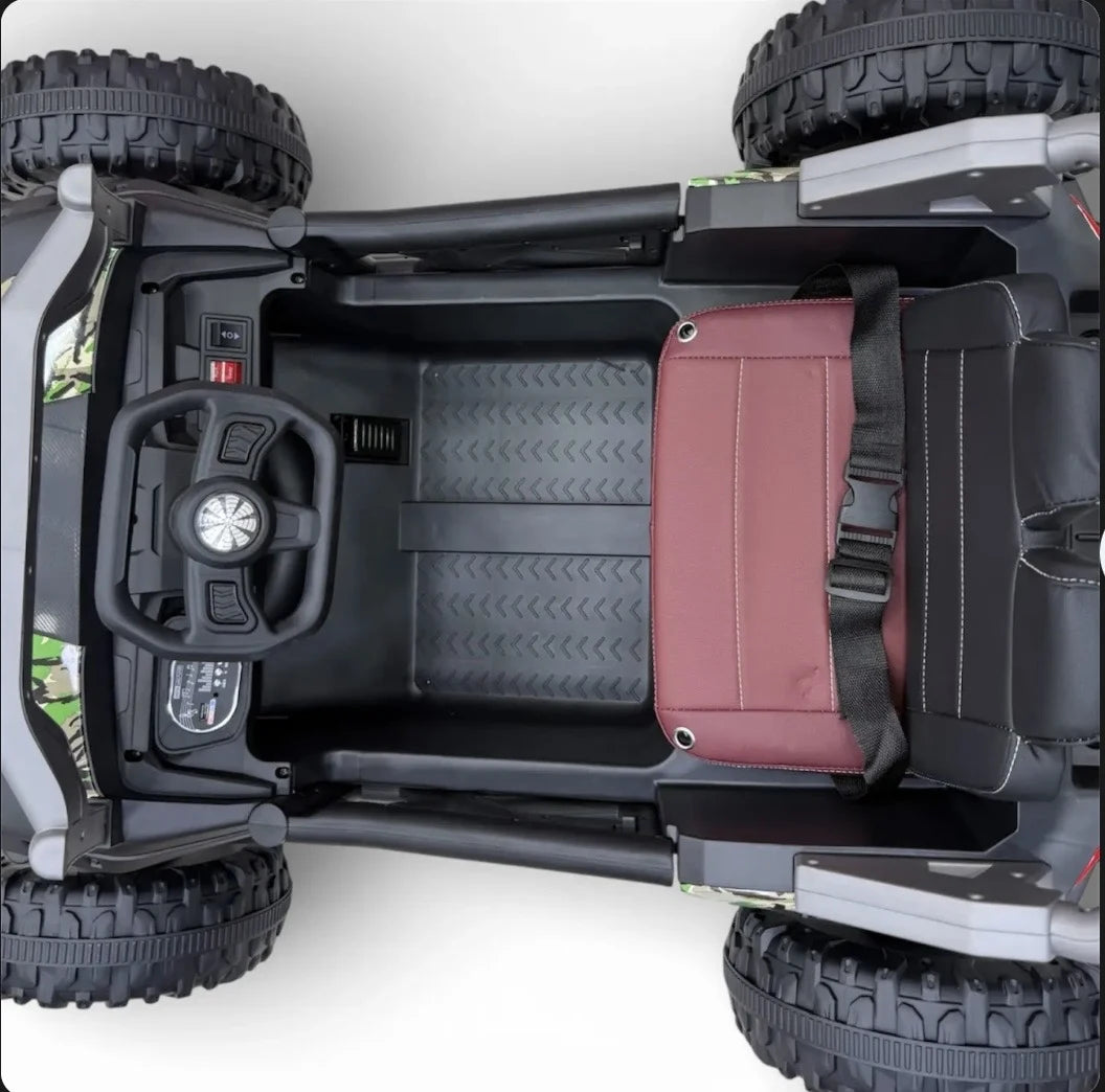Off-road Spider Car toy by Tahito Toys with black and red design, detailed spider features, and rugged wheels for outdoor play.