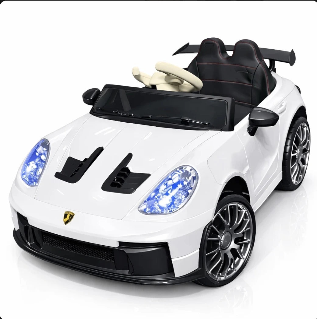 Tahito Toys Lamborghini toy car in vibrant yellow with detailed exterior design and realistic features.