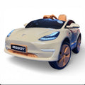 Tahito Toys Tesla toy car with sleek black design and detailed exterior, realistic miniature replica for play and display.