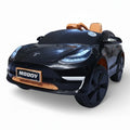 Tahito Toys Tesla toy car in red with detailed exterior and realistic design, suitable for children and collectors.