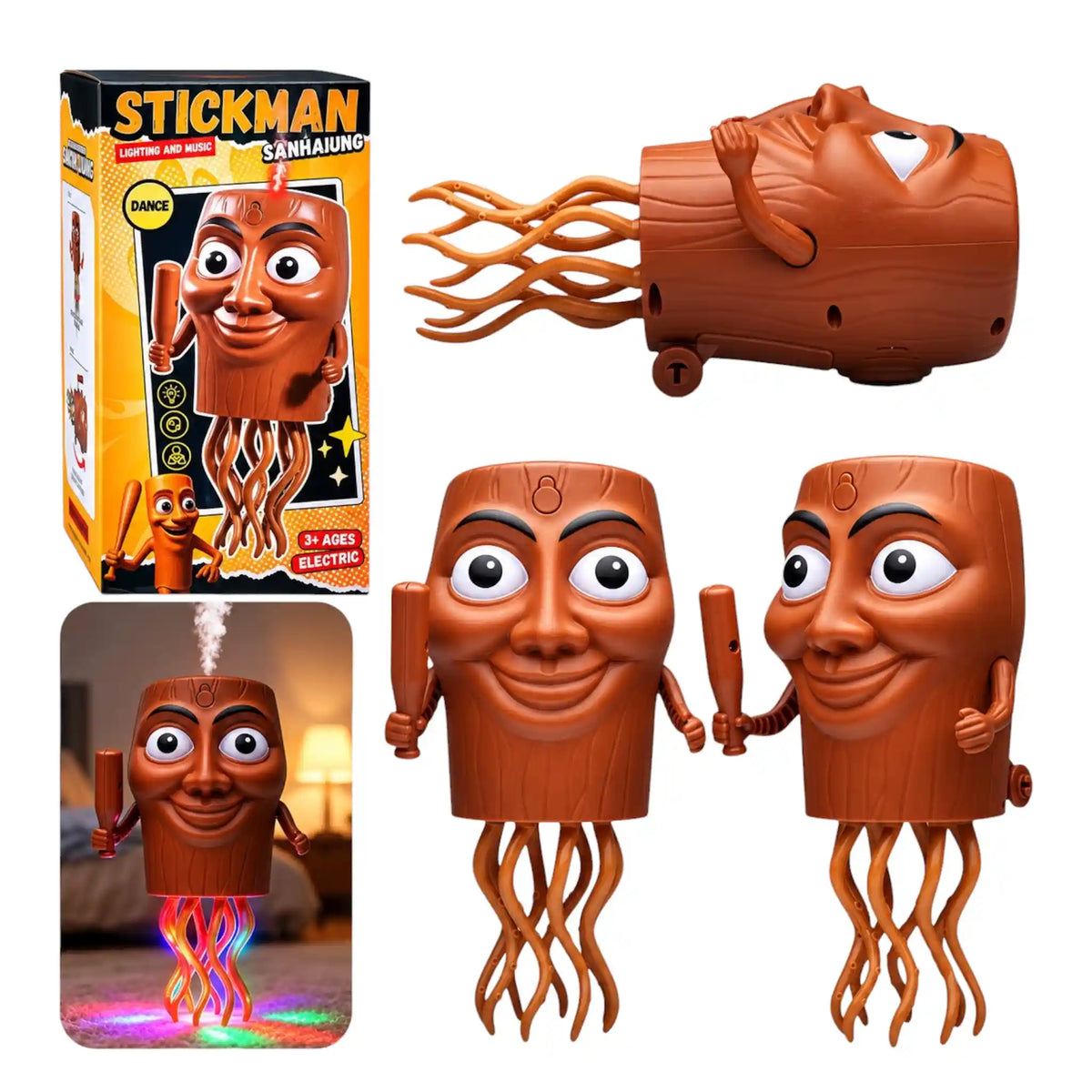 Musical Octopus with Lights & Smoke Effect Tahito toys